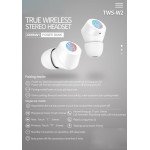 Wholesale True Wireless Stereo Headset Earbuds with IPX6 Waterproof and 2000mAh Power Bank Feature TWS-W2 (White)